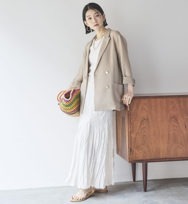 Doux archives「ワッシャーフレアスカート」|スカート|