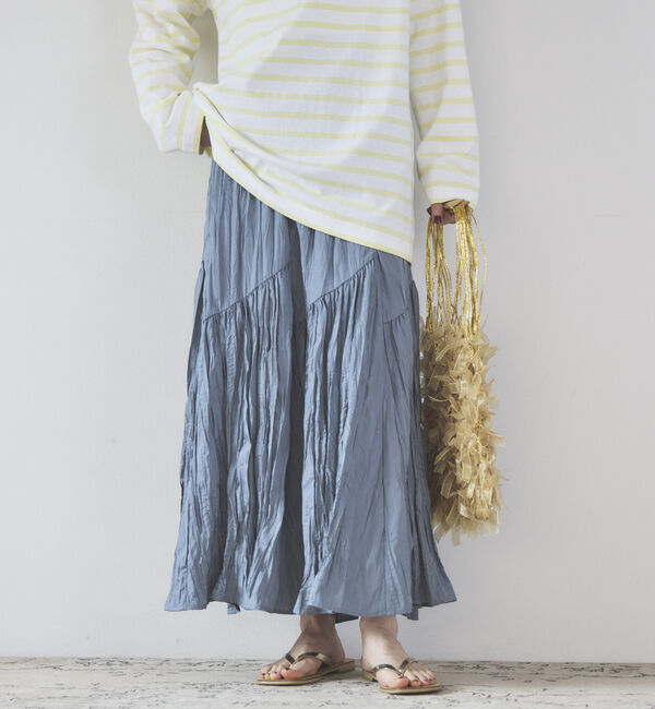 Doux archives「ワッシャーフレアスカート」|スカート|