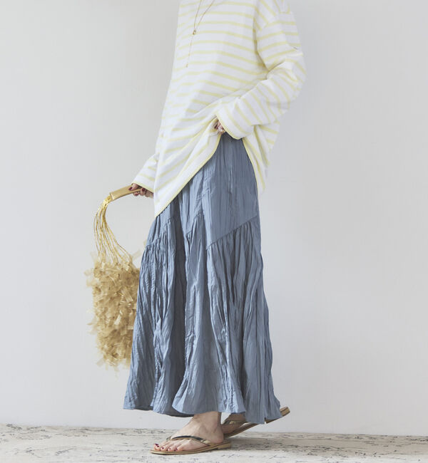 Doux archives「ワッシャーフレアスカート」|スカート|