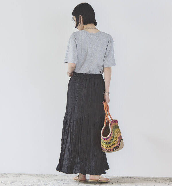 Doux archives「ワッシャーフレアスカート」|スカート|