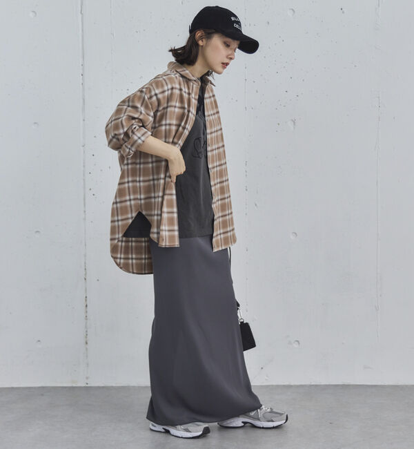 Doux archives「リブロングタイトスカート」|スカート|