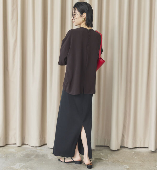 Doux archives「リブロングタイトスカート」|スカート|