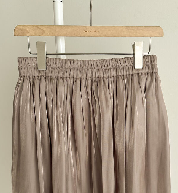 Doux archives「エアメタルサテンスカート」|スカート|