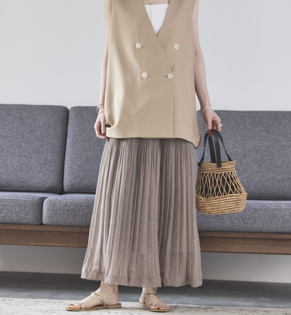 Doux archives「シアーリネンライクスカート」|スカート|