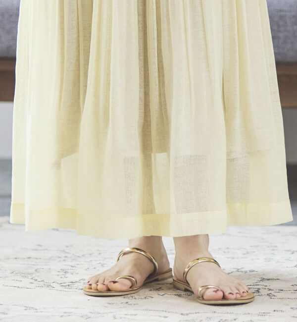 Doux archives「シアーリネンライクスカート」|スカート|