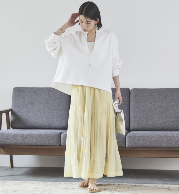 Doux archives「シアーリネンライクスカート」|スカート|
