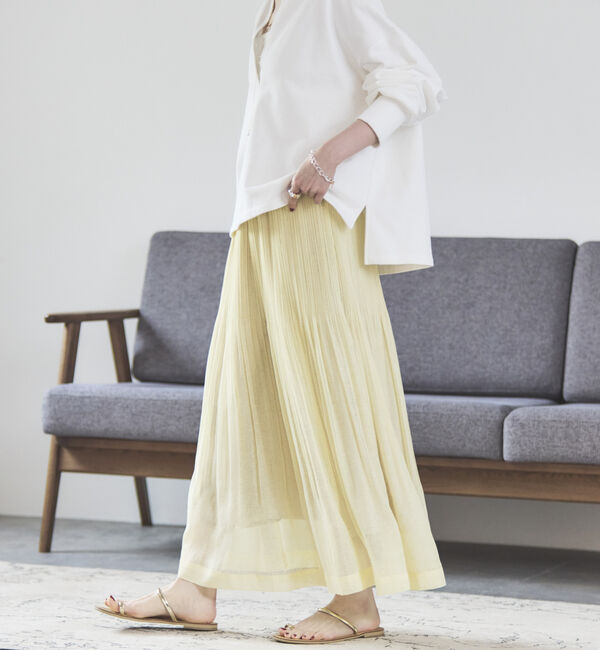 Doux archives「シアーリネンライクスカート」|スカート|