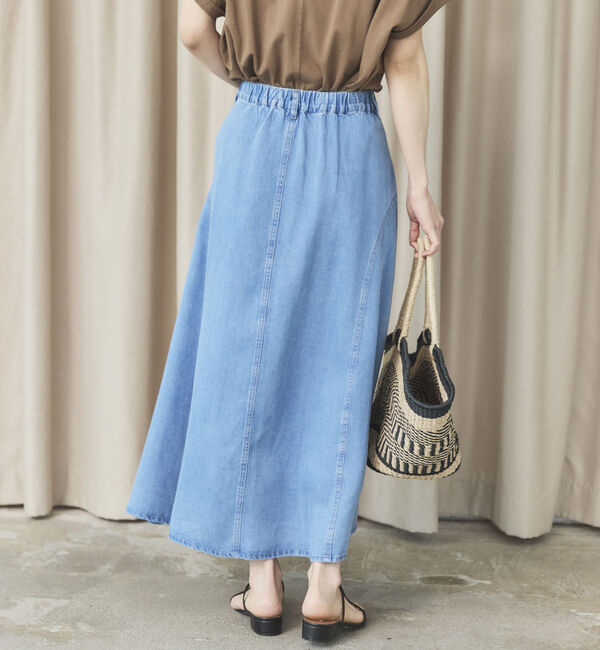 Doux archives「ソフトデニムフレアスカート」|スカート|