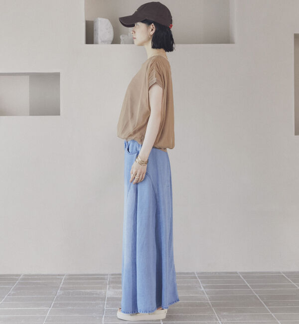 Doux archives「ソフトデニムフレアスカート」|スカート|