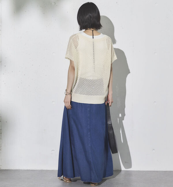 Doux archives「ソフトデニムフレアスカート」|スカート|
