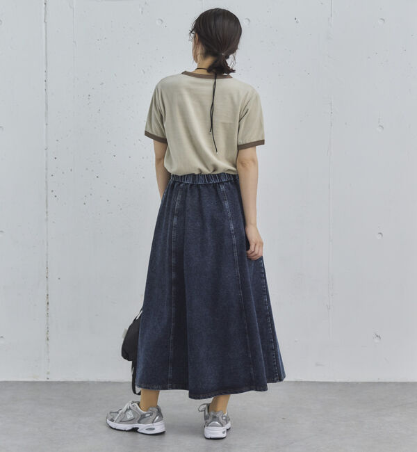 Doux archives「デニムイージーフレアスカート」|スカート|