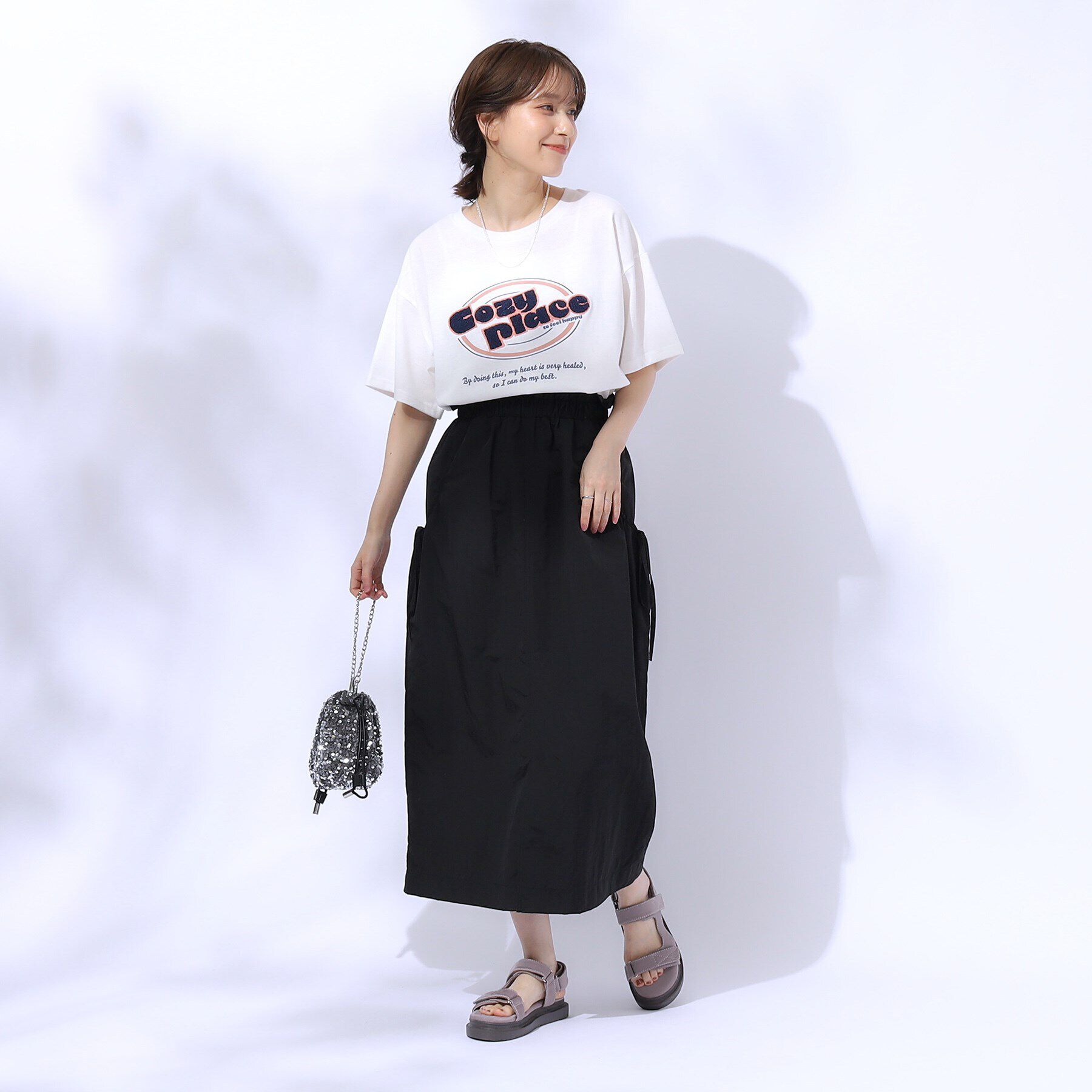 SHOO･LA･RUE「サガラ刺繍BIGTシャツ」|Tシャツ・カットソー|