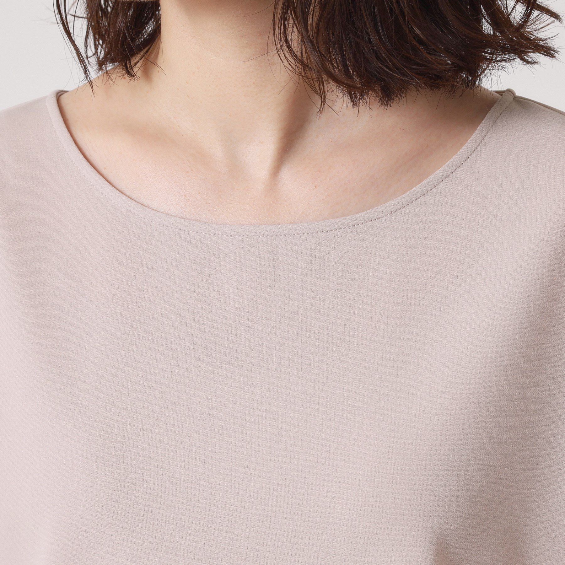 ITS&rsquo;DEMO「【接触冷感／洗濯機OK】カットジョーゼットTシャツ」|シャツ・ブラウス|