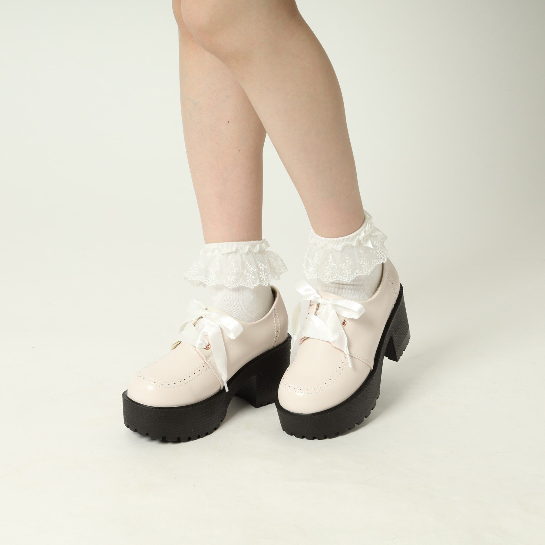 csT&P「厚底レースアップシューズ」|パンプス|