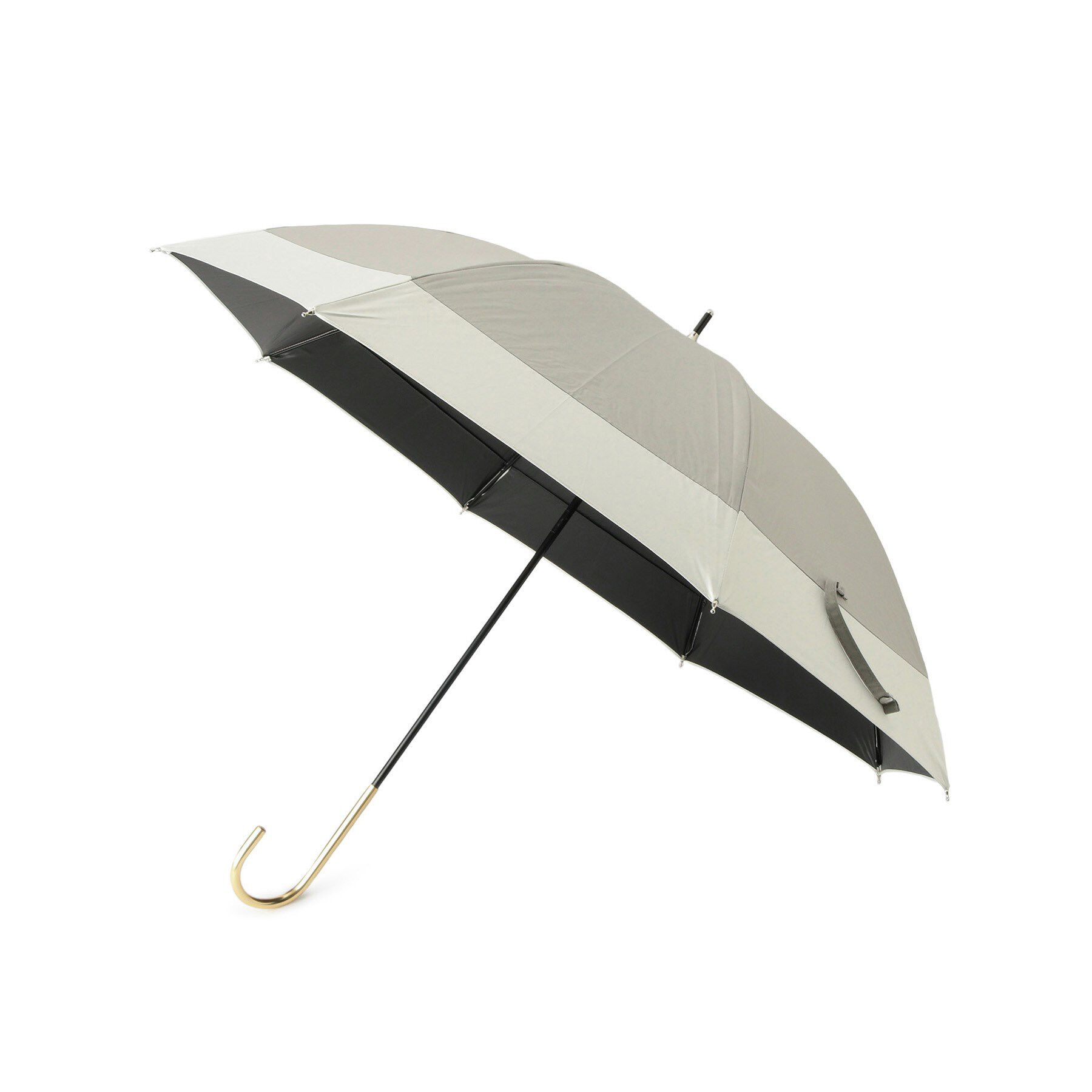 Ober Tashe「バイカラー日傘／晴雨兼用／長傘」|傘|グレー(012)