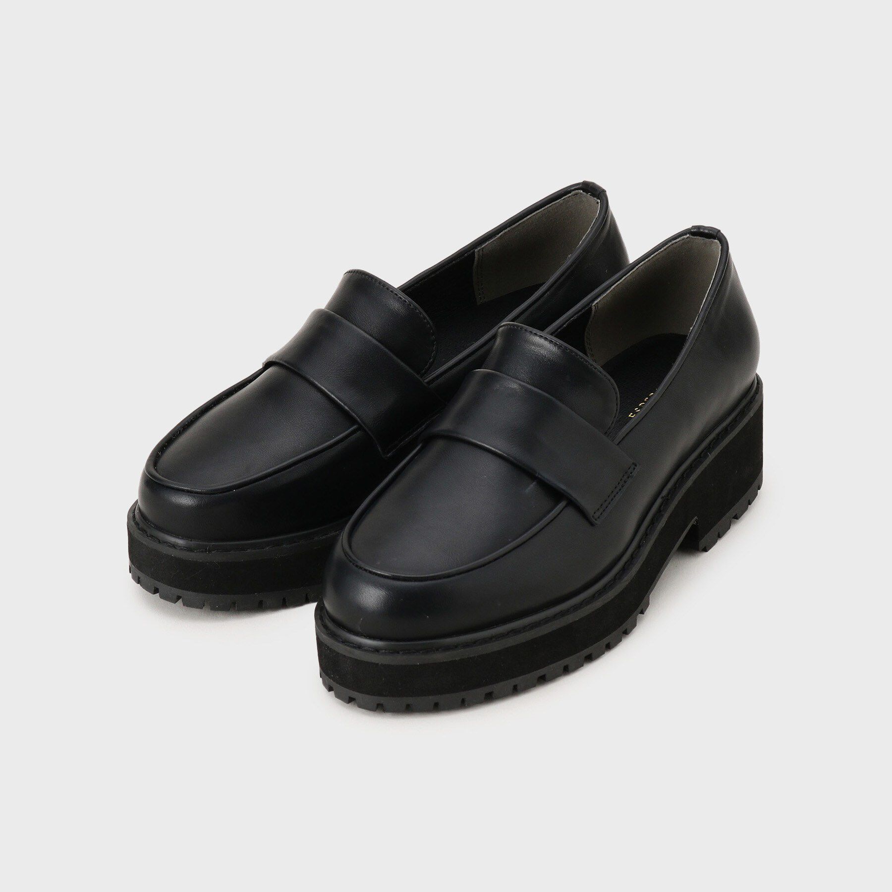 ESPERANZA「晴雨兼用リボン厚底ローファー」|パンプス|