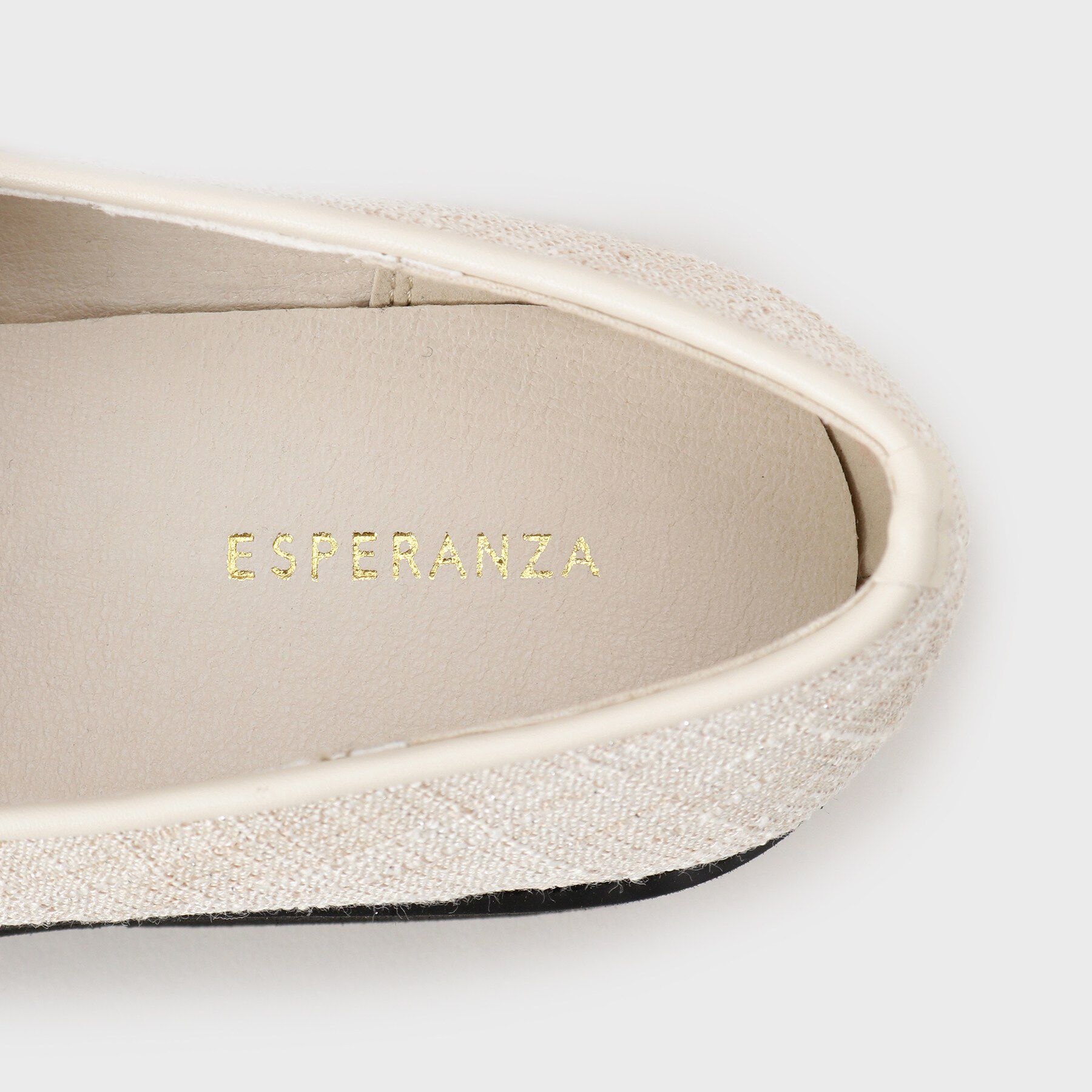 ESPERANZA「晴雨兼用リボン厚底ローファー」|パンプス|