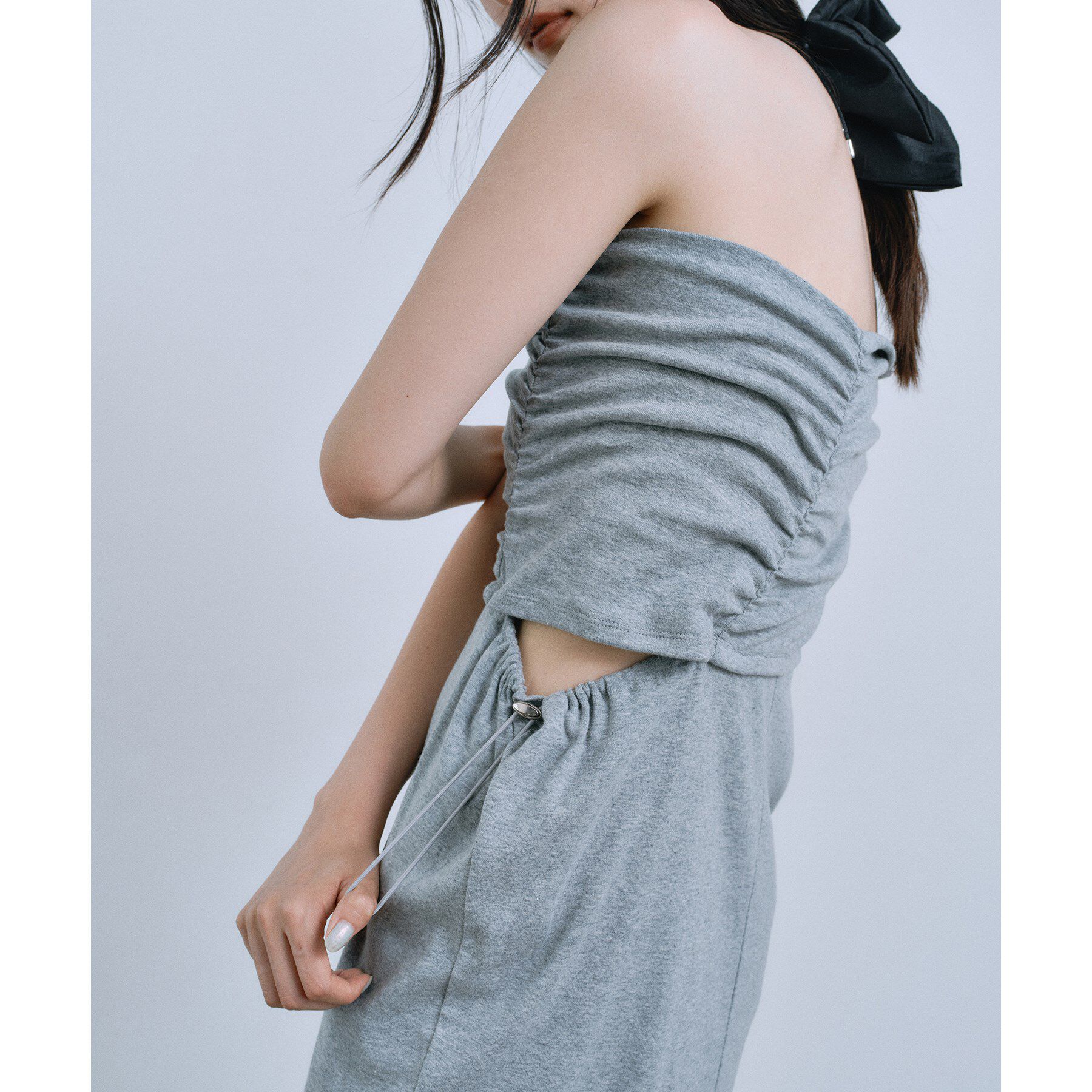CODE A「drawstring skirt dress」|スカート|