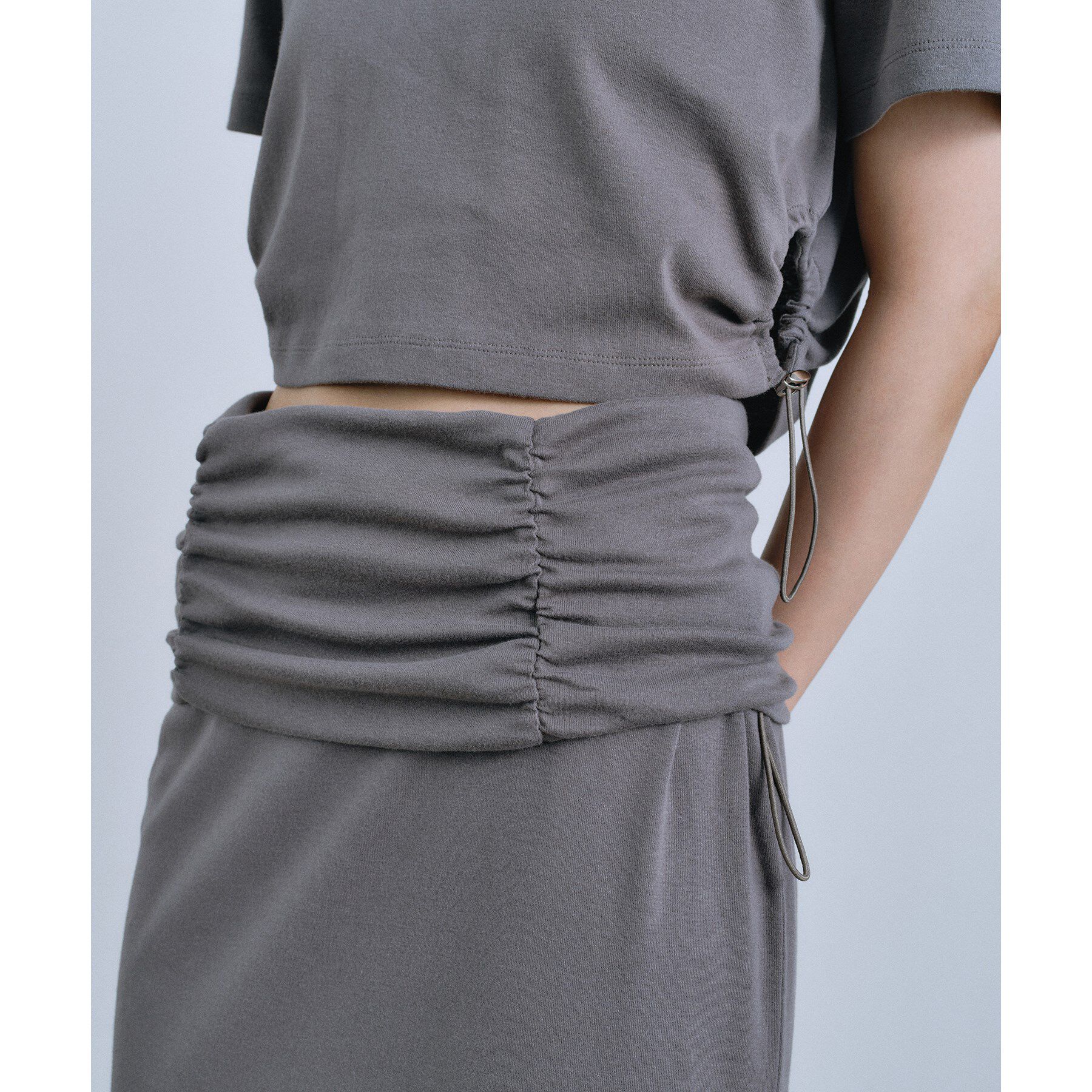 CODE A「drawstring skirt dress」|スカート|