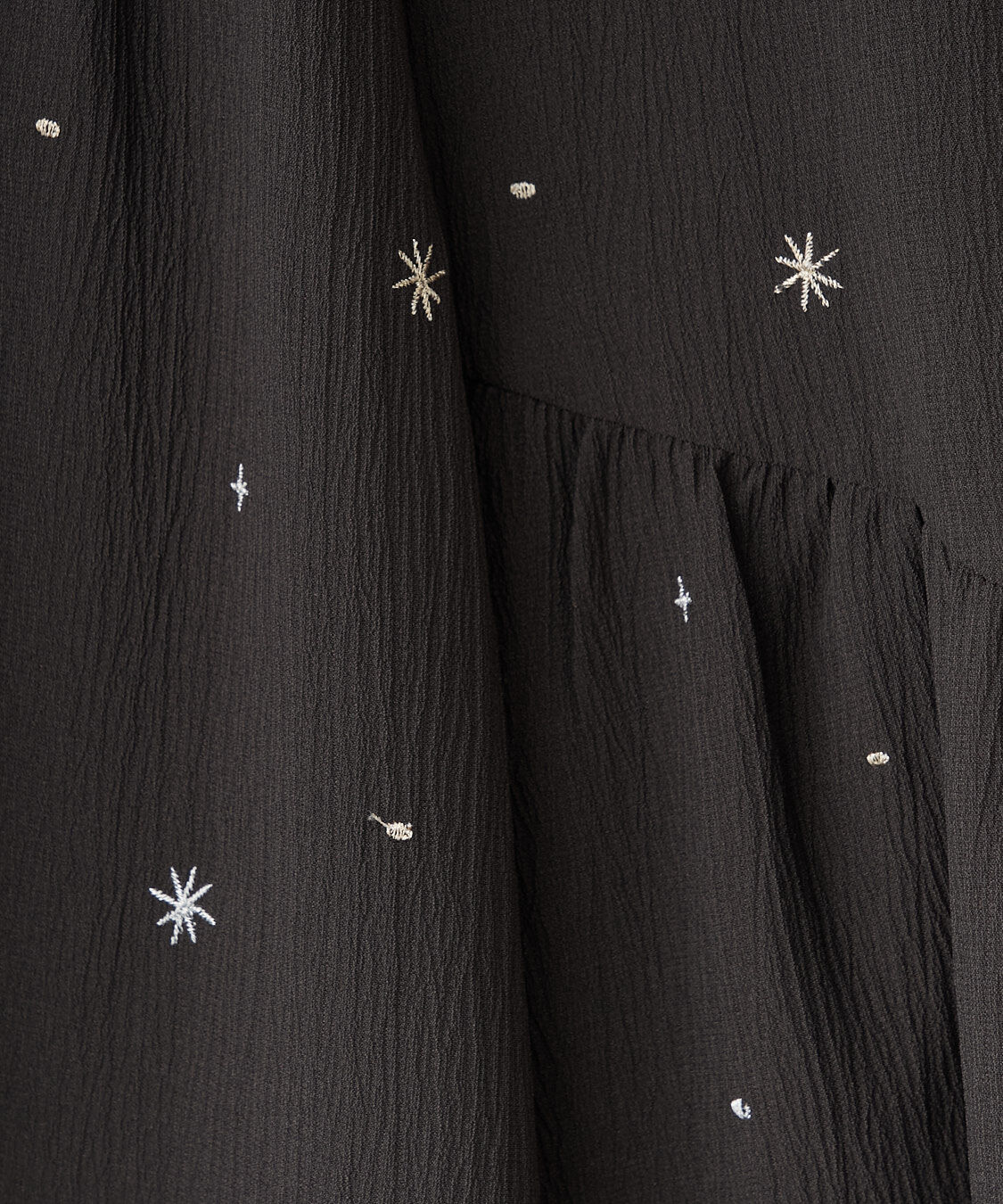 COCO DEAL「フラワー/スター刺繍ティアードスカート」|スカート|