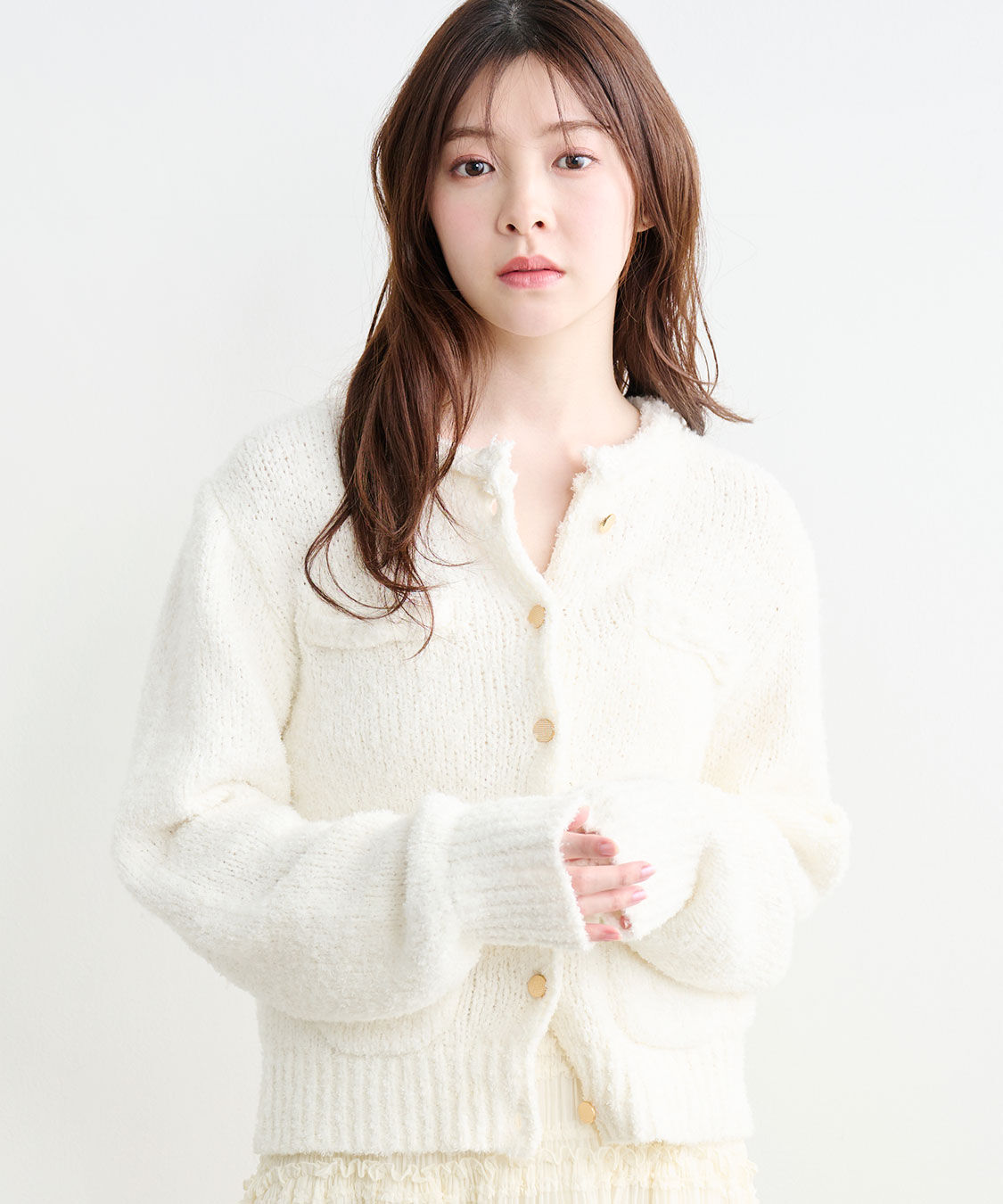 COCO DEAL「ポケットディティールコンパクトニットカーディガン」|ニット・セーター|