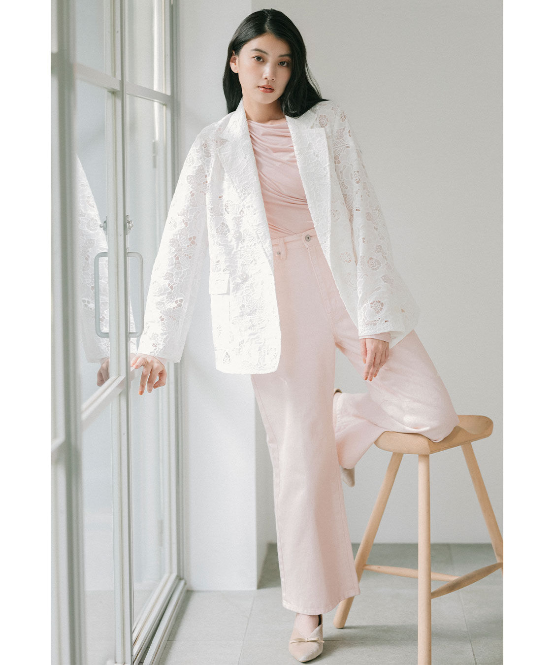 COCO DEAL「バレルワイドデニム/製品染めパンツ」|デニム|