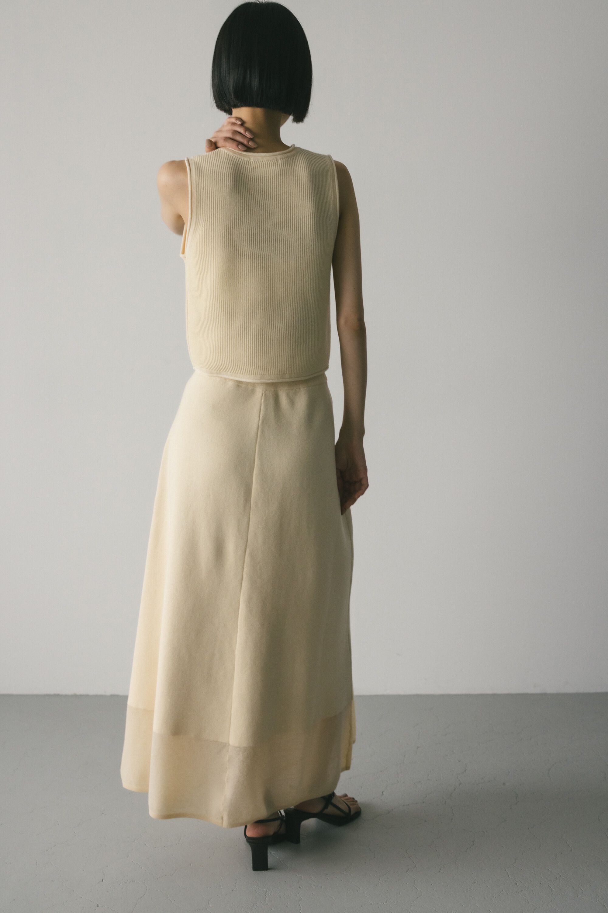 STYLEMIXER「セットアップコンビネーションニットスカート」|スカート|