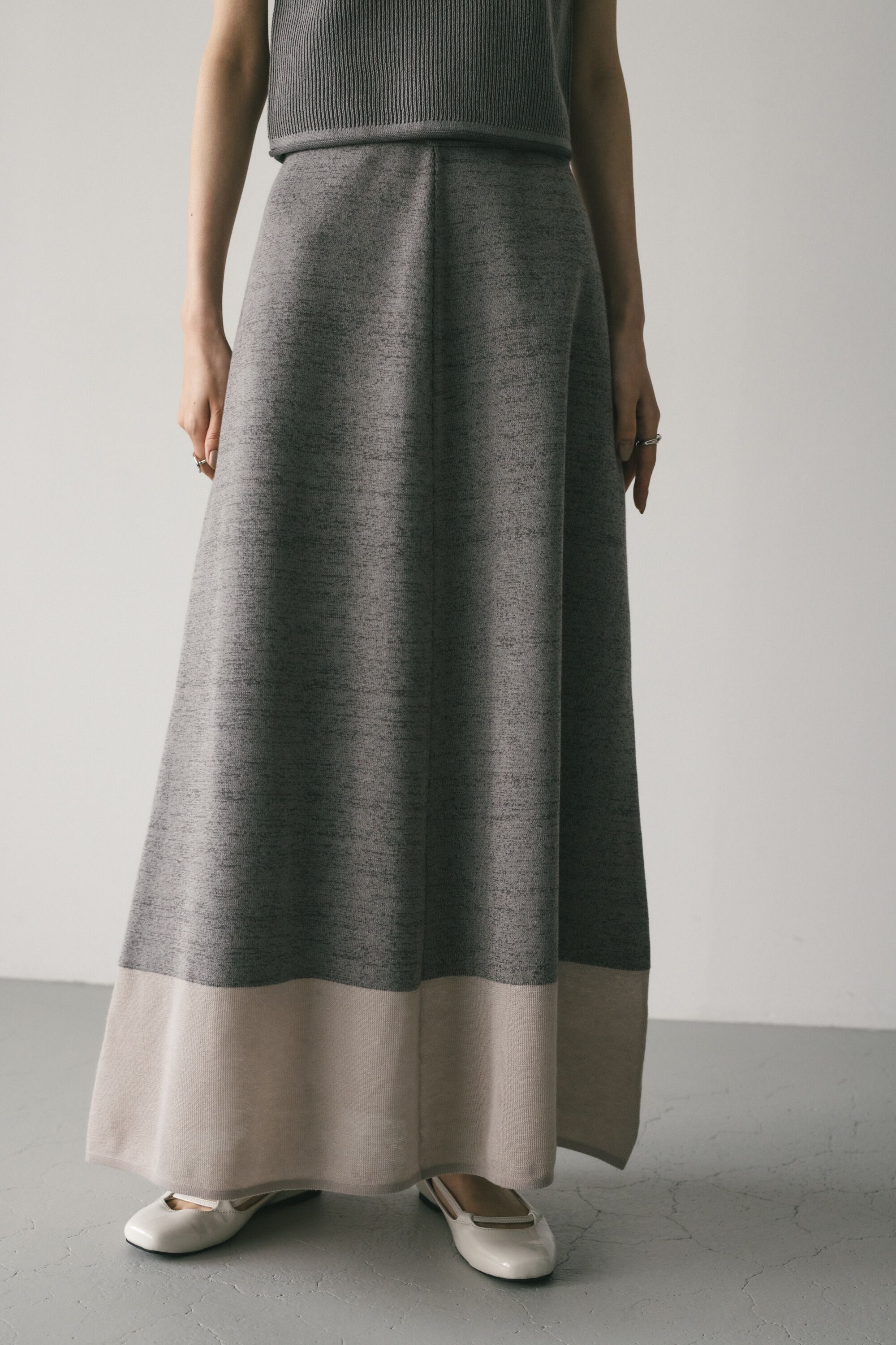 STYLEMIXER「セットアップコンビネーションニットスカート」|スカート|