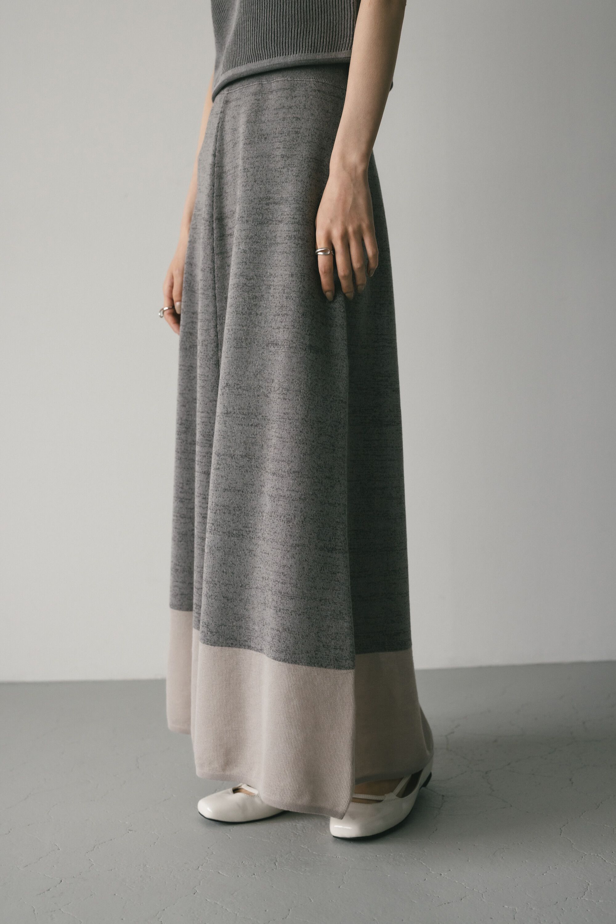 STYLEMIXER「セットアップコンビネーションニットスカート」|スカート|