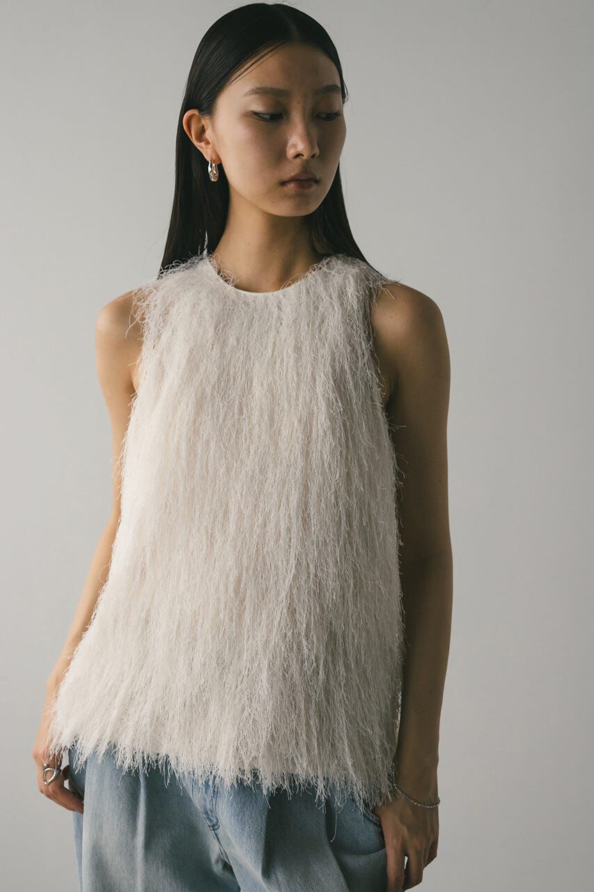 STYLEMIXER「フリンジルーズトップ」|タンクトップ|
