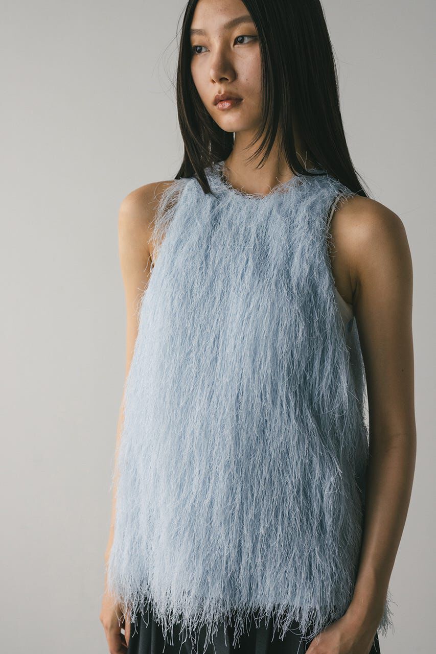 STYLEMIXER「フリンジルーズトップ」|タンクトップ|