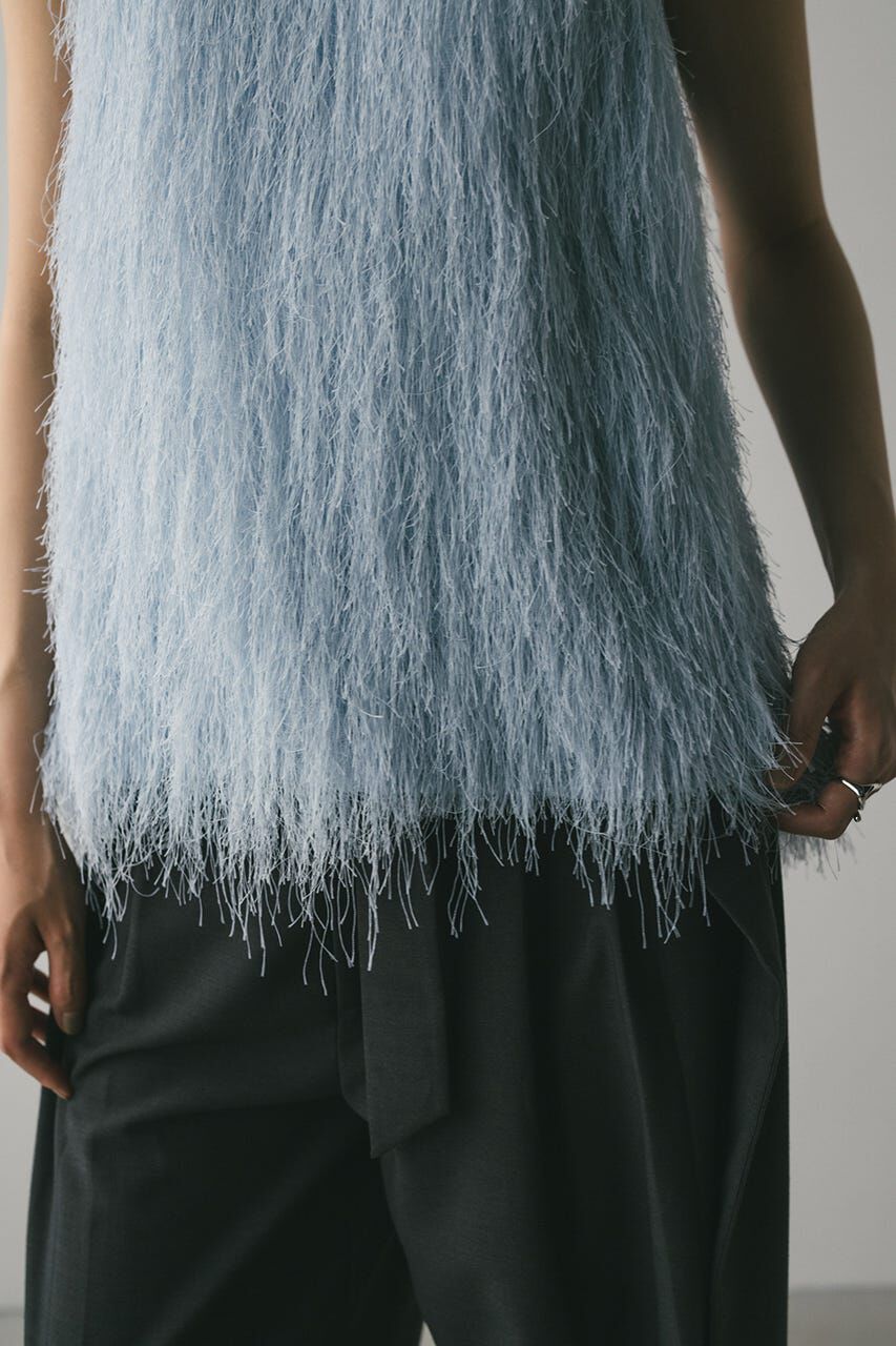 STYLEMIXER「フリンジルーズトップ」|タンクトップ|