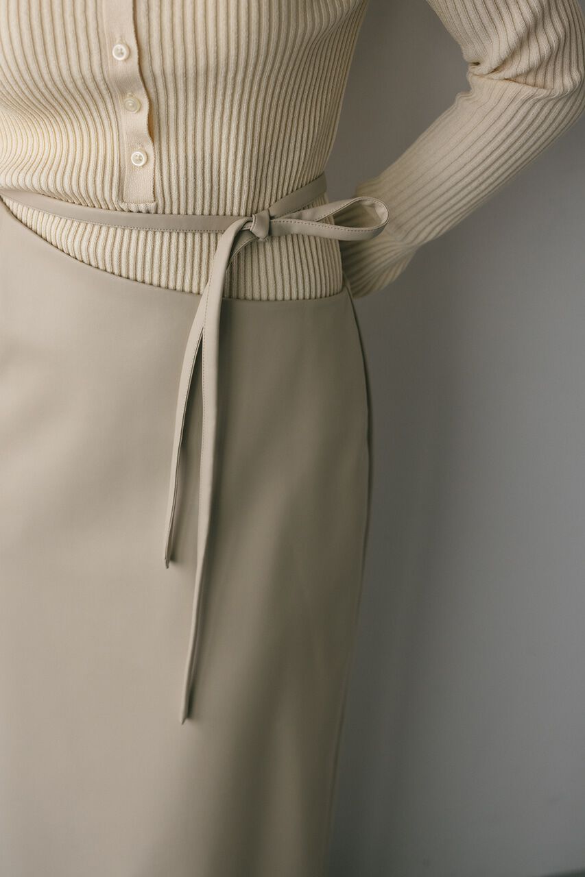 STYLEMIXER「スランティングストリングスカート」|スカート|