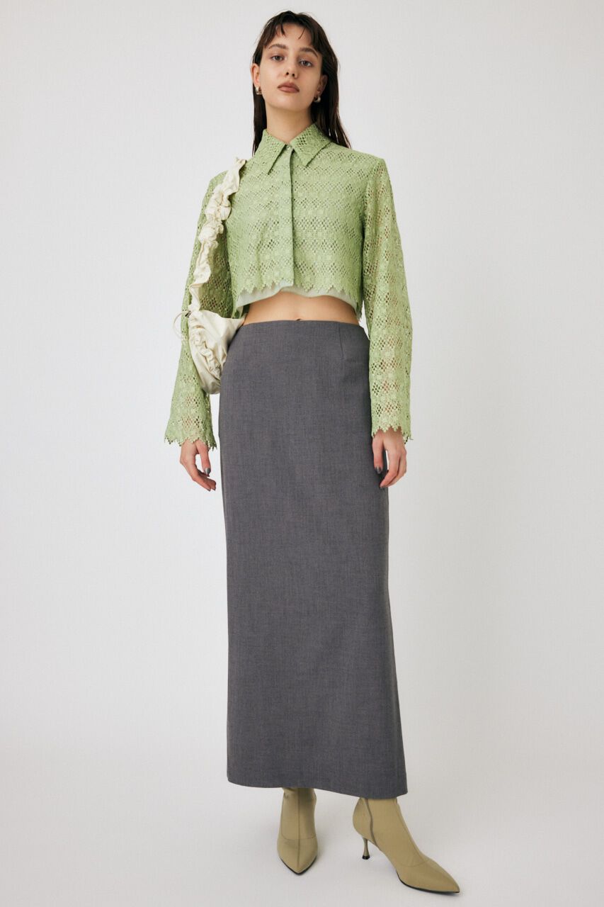 MOUSSY「I LINE MAXI スカート」|スカート|GRY