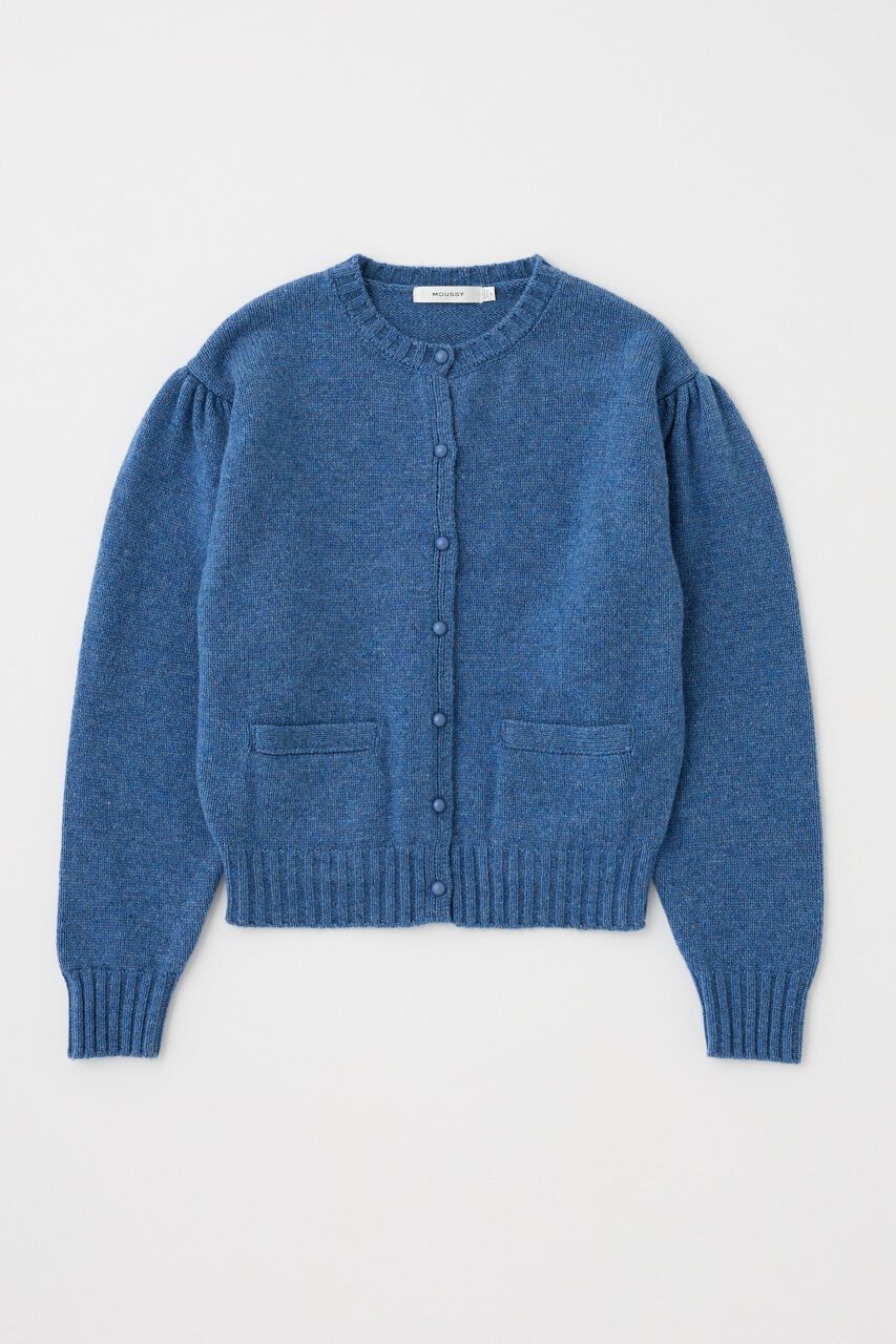 MOUSSY「BUTTON UP ニットカーディガン」|カーディガン|