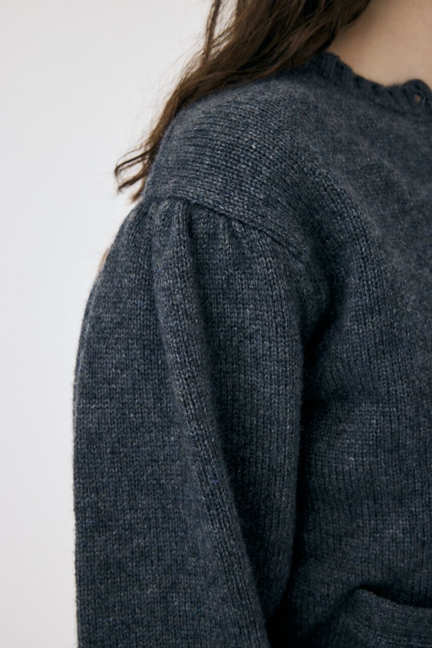 MOUSSY「BUTTON UP ニットカーディガン」|カーディガン|