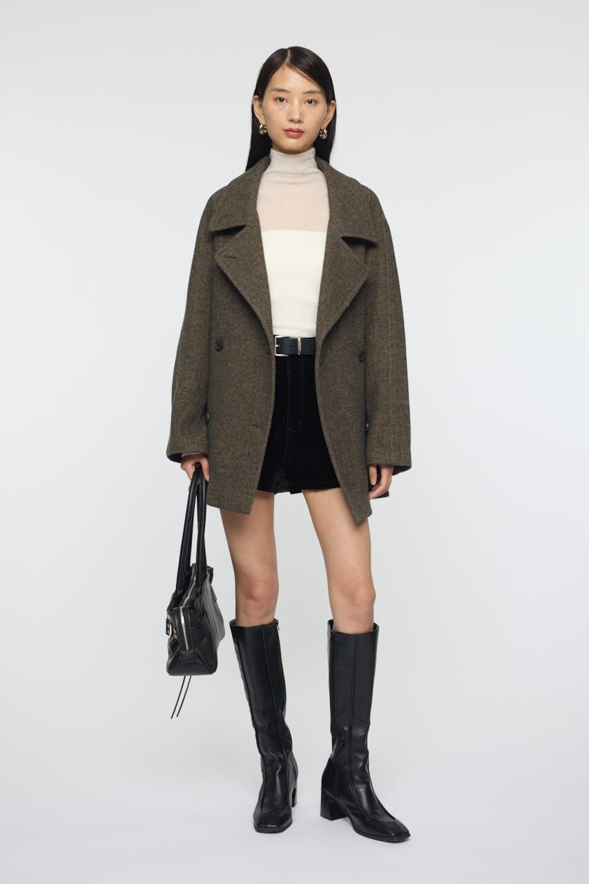 DOUBLE BREASTED MID コート（MOUSSY）｜ルミネのファッション通販