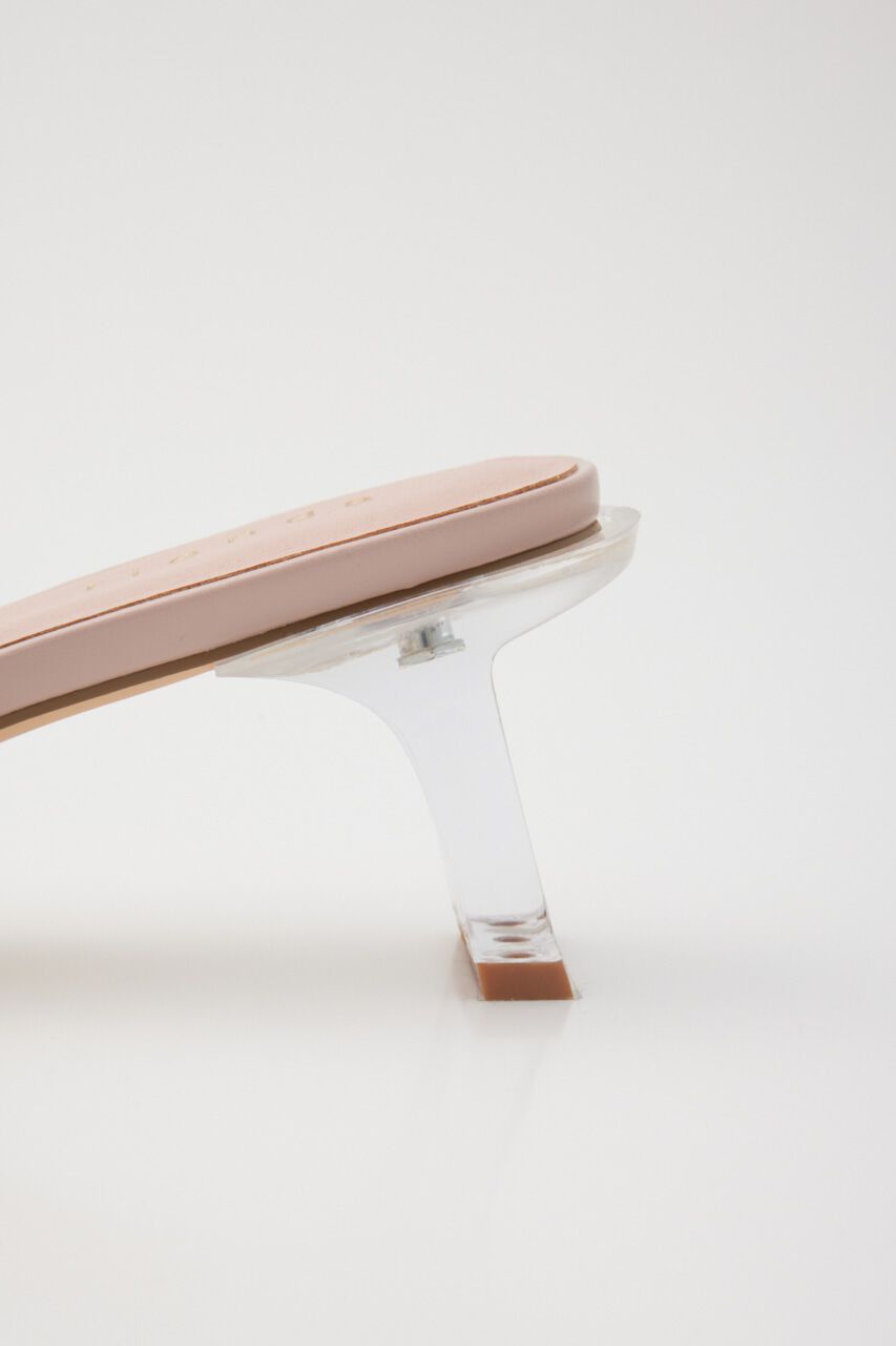 rienda「クリアヒールチュールサンダル」|サンダル|