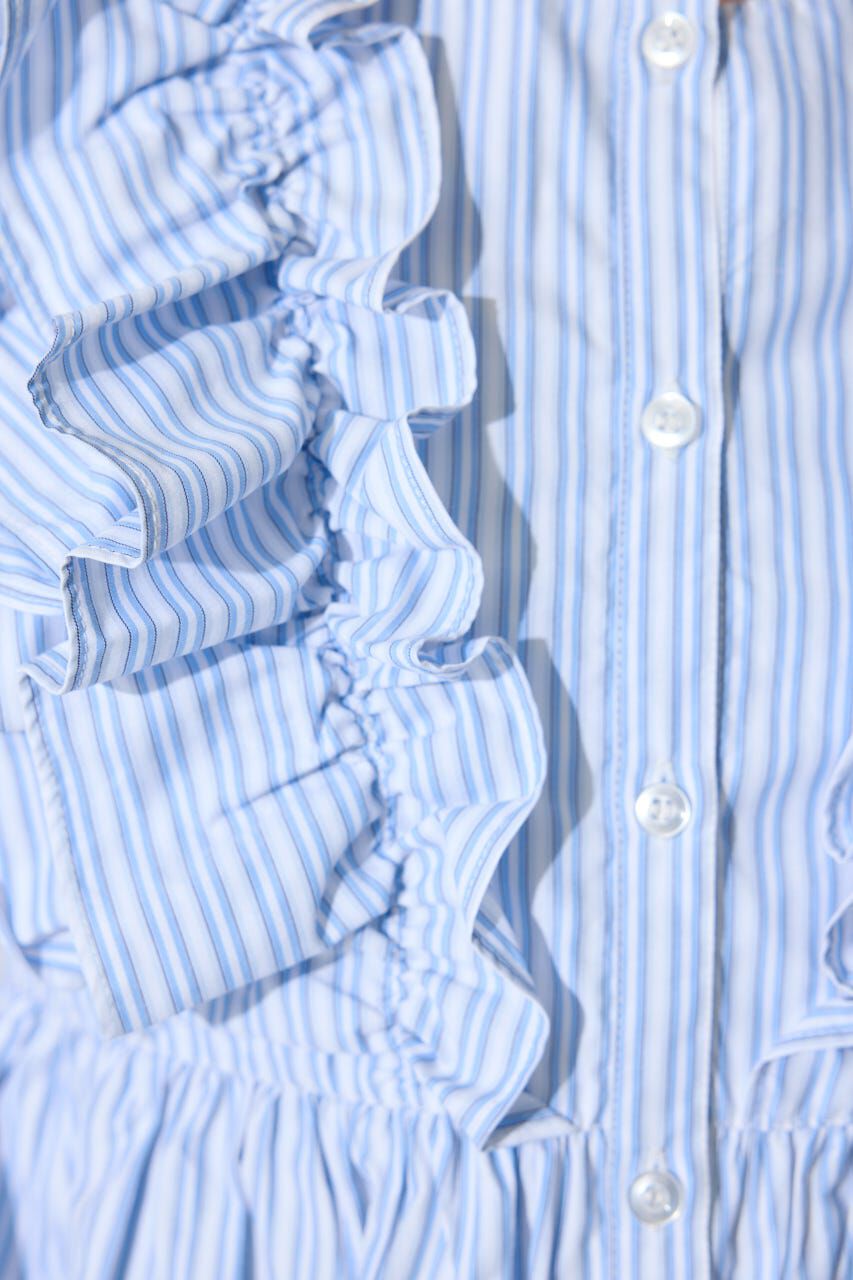 rienda「ダブルフリルブラウス」|シャツ・ブラウス|