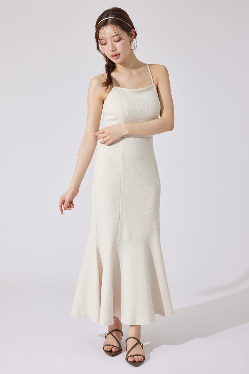 rienda「カップ付きマーメイドキャミワンピース」|ワンピース|