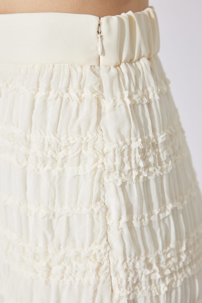 rienda「シャーリングカットフリルスカート」|スカート|