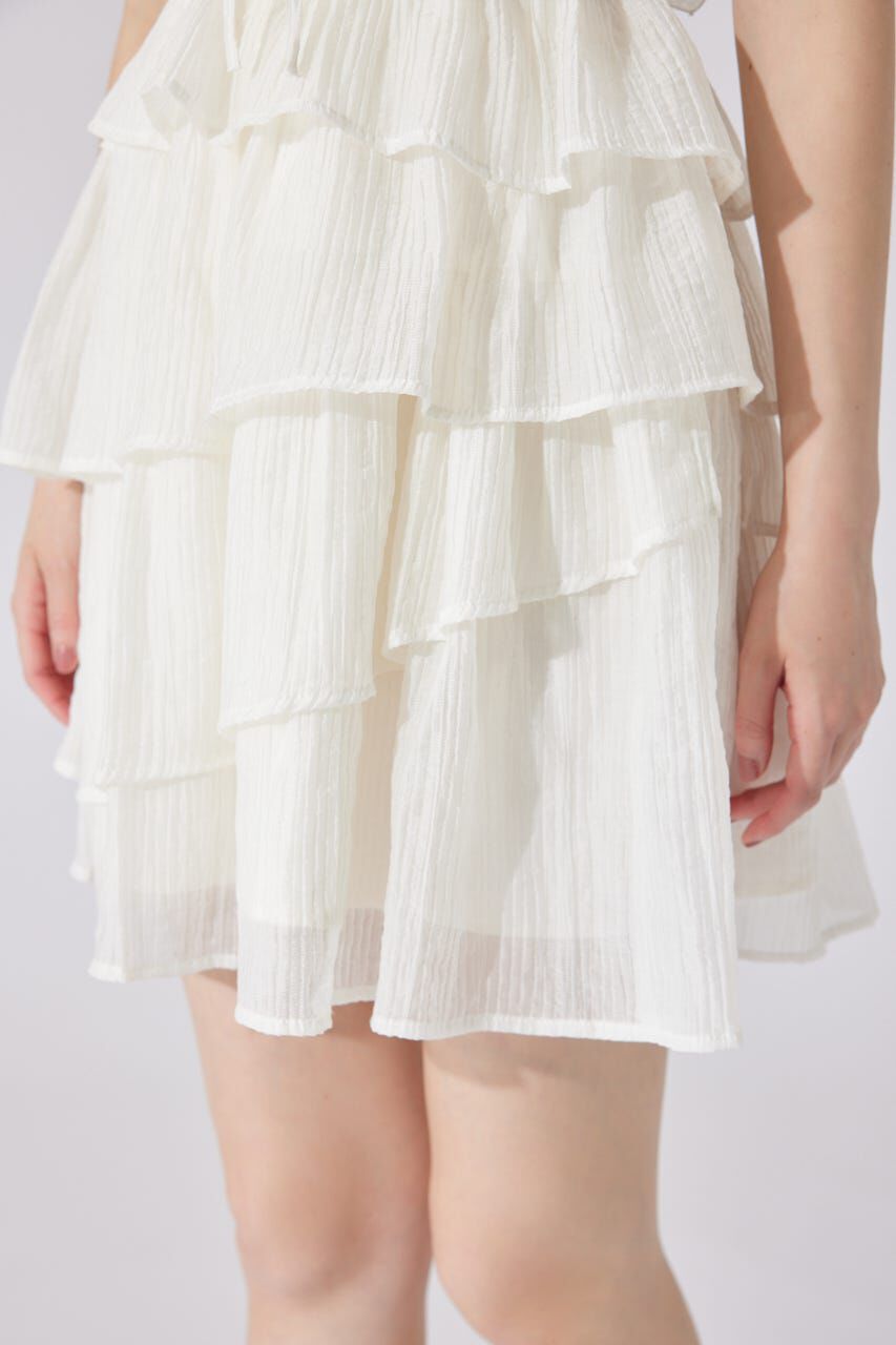 rienda「ティアードフリルミニワンピース」|ワンピース|