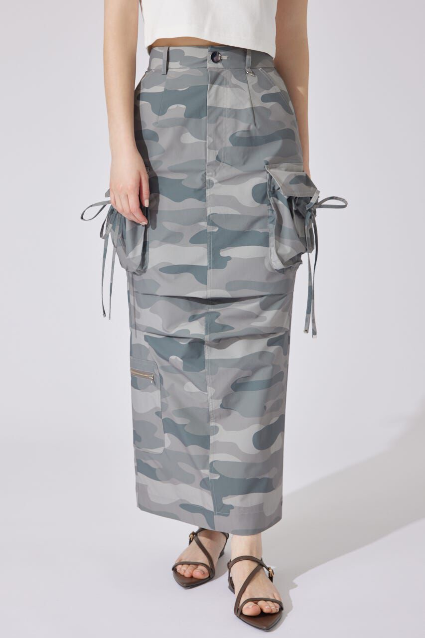 rienda「タイトカーゴジャストウエストスカート」|スカート|Multi_1