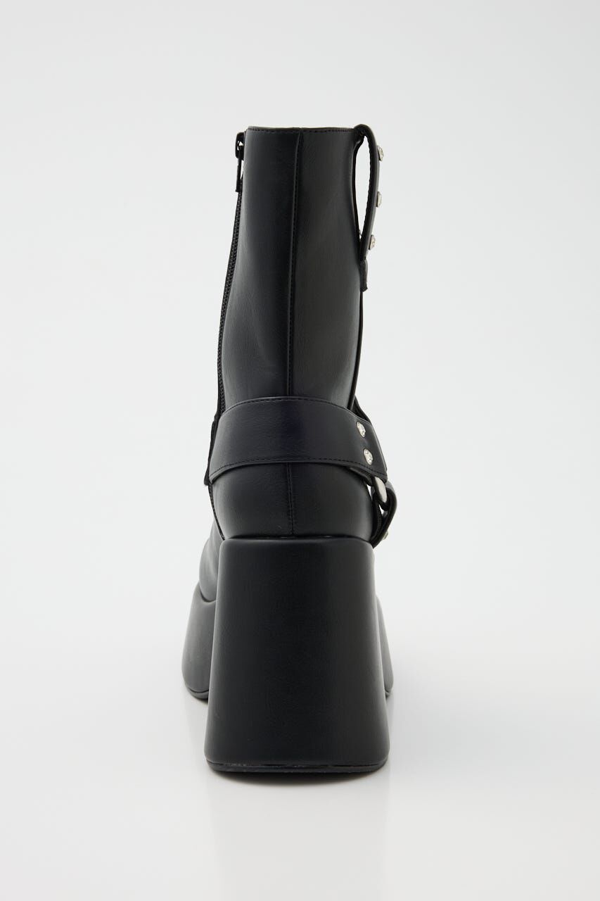 rienda「エンジニアウェッジヒールショートブーツ」|その他|