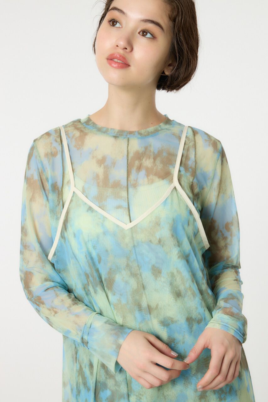 RODEO CROWNS「ニュアンスパターンシアートップス」|シャツ・ブラウス|