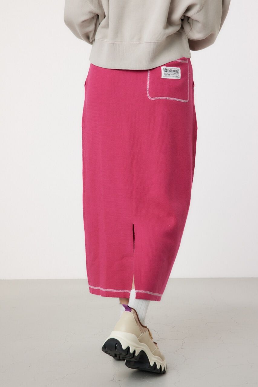 RODEO CROWNS「スウェットライクカラーステッチニットスカート」|その他|