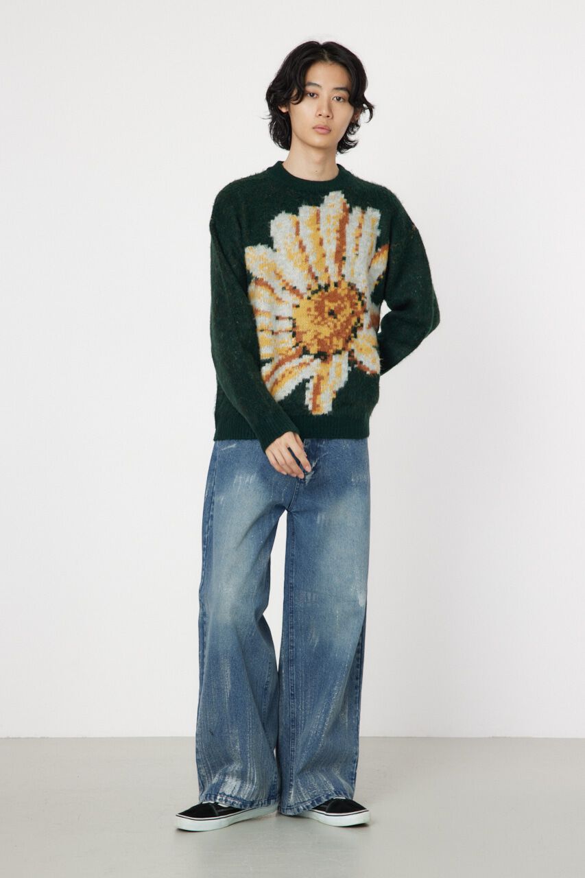 RODEO CROWNS「ビッグフラワーニット」|ニット・セーター|