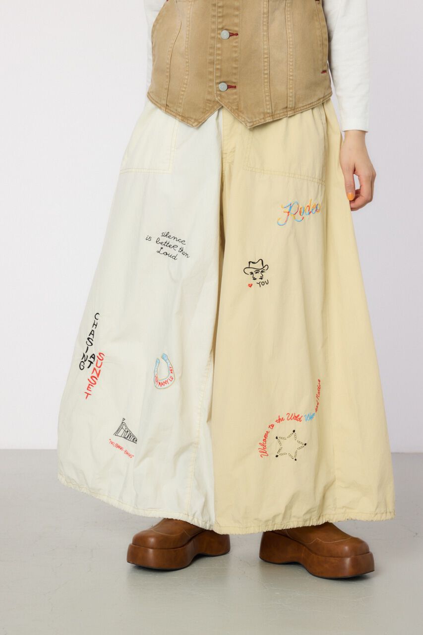RODEO CROWNS「パラシュートパンツ'25」|その他|柄WHT5