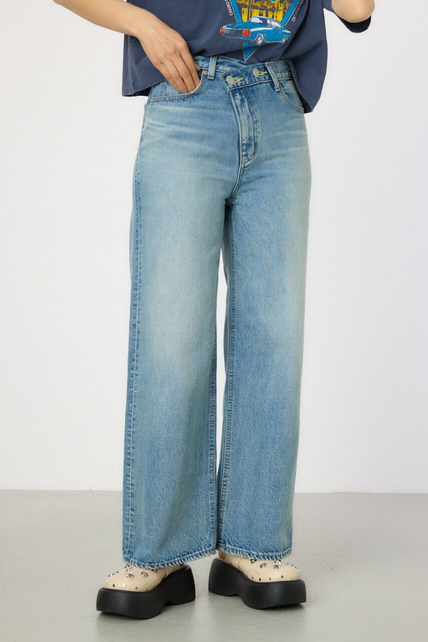 RODEO CROWNS「waist designフレアデニムパンツ」|デニム|