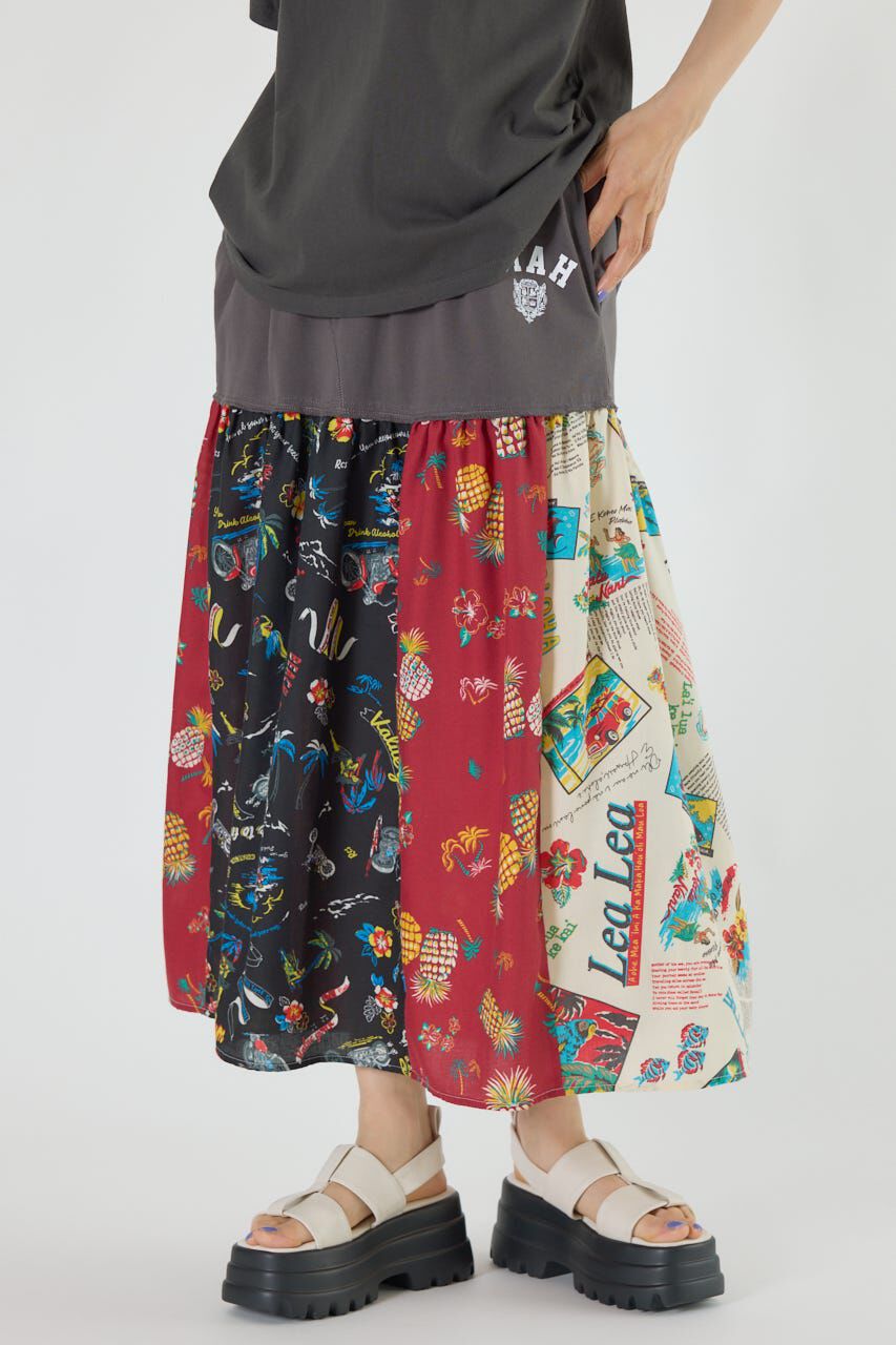 RODEO CROWNS「ドッキングアロハスカート」|その他|C.GRY